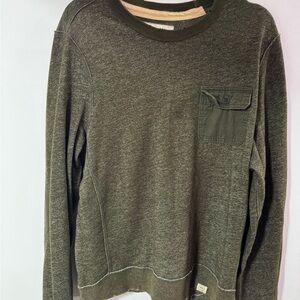 Abercrombie & Fitch Olive Green Crewneck Sweater